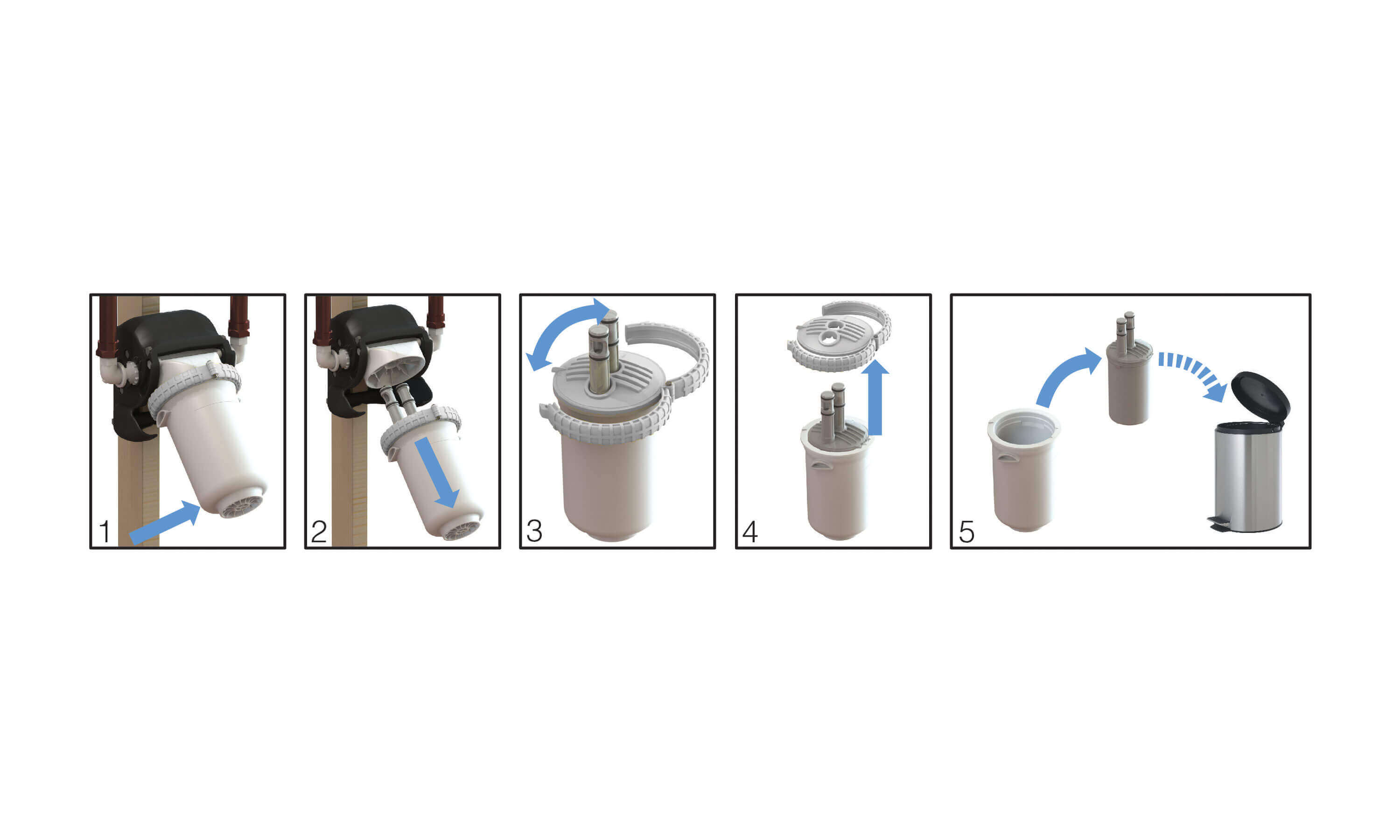 UltraEase™ Pivotal Whole Home Filtration System installation process